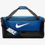 Nike Brasilia Medium Duffel Bag - Blue/White - thumbnail image 1