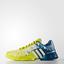 Adidas Mens Barricade 2016 Tennis Shoes - Lime/Blue - thumbnail image 2