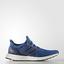 Adidas Mens Ultra Boost Running Shoes - Blue - thumbnail image 1