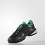 Adidas Mens Barricade Boost 2017 Tennis Shoes - Black/Green - thumbnail image 4