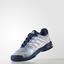 Adidas Mens Barricade Club (2017) Tennis Shoes - White/Tech Blue - thumbnail image 4