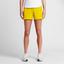 Nike Womens Baseline Tennis Shorts - Opti Yellow - thumbnail image 3