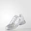 Adidas Womens Barricade Club 2017 Tennis Shoes - White/Silver - thumbnail image 4