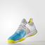Adidas Mens Adizero Ubersonic 2.0 Omni Tennis Shoes - Blue/Yellow - thumbnail image 4