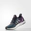 Adidas Mens Ultra Boost Running Shoes - Navy/Purple - thumbnail image 4