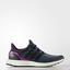 Adidas Mens Ultra Boost Running Shoes - Navy/Purple - thumbnail image 1