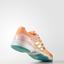 Adidas Womens Adizero Ubersonic 2.0 Tennis Shoes - Glow Orange/Silver - thumbnail image 5