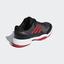 Adidas Kids Barricade Club Tennis Shoes - Black/White/Red - thumbnail image 5