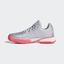 Adidas Kids Barricade 2018 Tennis Shoes - Silver/Pink - thumbnail image 6