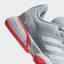 Adidas Kids Barricade 2018 Tennis Shoes - Silver/Pink - thumbnail image 8