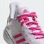 Adidas Kids Adizero Club Tennis Shoes - White/Pink - thumbnail image 7