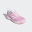 Adidas Kids Adizero Club Tennis Shoes - Pink/White - thumbnail image 4