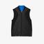 Lacoste Mens Sport Padded And Reversible Vest Jacket - Black/Blue - thumbnail image 1