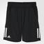 Adidas Boys Club Shorts - Black/White - thumbnail image 1