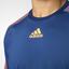 Adidas Mens Barricade Tee - Blue/Orange - thumbnail image 6