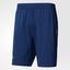 Adidas Mens Barricade Shorts - Mystery Blue/Glow Orange - thumbnail image 1