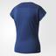 Adidas Womens Melbourne Tee - Mystery Blue - thumbnail image 2