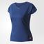 Adidas Womens Melbourne Tee - Mystery Blue - thumbnail image 1