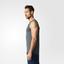 Adidas Mens Prime Tank Top - Dark Heather Grey - thumbnail image 4