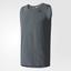 Adidas Mens Prime Tank Top - Dark Heather Grey - thumbnail image 1