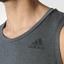 Adidas Mens Prime Tank Top - Dark Heather Grey - thumbnail image 6