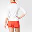Adidas Womens SMC Barricade Long Sleeve Top - White/Poppy Red - thumbnail image 3