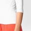 Adidas Womens SMC Barricade Long Sleeve Top - White/Poppy Red - thumbnail image 6