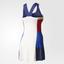 Adidas Womens New York Colourblock Dress - Chalk White/Multi-Colour - thumbnail image 9