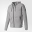 Adidas Mens ID Stadium Jacket - Grey - thumbnail image 1