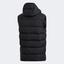 Adidas Mens Helionic Hooded Down Vest - Black - thumbnail image 2