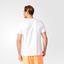 Adidas Mens Roland Garros Graphic Tee - White - thumbnail image 5