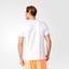 Adidas Mens Roland Garros Graphic Tee - White