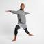 Nike Mens Yoga Full-Zip Hoodie - Black/Heather - thumbnail image 2