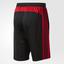 Adidas Mens D2M 3-Stripes Shorts - Black/Red - thumbnail image 2