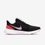 Nike Womens Revolution 5 Running Shoes - Black/Flash Crimson - thumbnail image 3