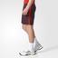 Adidas Mens Barricade Bermuda Shorts - Dark Burgundy/Scarlet Red - thumbnail image 4