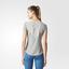 Adidas Womens Prime Mix Training Tee - Solid Grey - thumbnail image 3