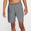 Nike Mens Dri-FIT 9 Inch Brief Tennis Shorts - Grey/White - thumbnail image 2