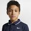 Nike Boys Dri-FIT Tennis Polo - Obsidian/White - thumbnail image 3