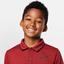 Nike Boys Dri-FIT Tennis Polo - Team Crimson/Black - thumbnail image 3