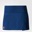 Adidas Womens Melbourne Skirt - Mystery Blue/Glow Orange - thumbnail image 1