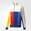 Adidas Mens New York Jacket - Chalk White/Multi-Colour - thumbnail image 1