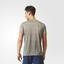 Adidas Mens FreeLift Gradient Tee - Grey Five - thumbnail image 5