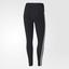 Adidas Womens Essentials 3-Stripe Tights - Black - thumbnail image 2