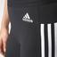 Adidas Womens Essentials 3-Stripe Tights - Black - thumbnail image 7