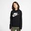 Nike Boys Sportswear Pullover Hoodie - Black/White - thumbnail image 1
