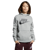 Nike Boys Sportswear Pullover Hoodie - Dark Grey/Heather/Black