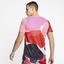 Nike Mens Challenger Short-Sleeve Printed Top - Multi-Colour