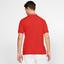 Nike Mens Dri-FIT Tennis Polo - Red/White - thumbnail image 2