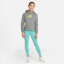 Nike Girls Pullover Hoodie - Grey/Yellow - thumbnail image 5